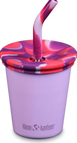 Klean Kanteen Kid Cup with Straw Lid, 10oz - Crocus Petal