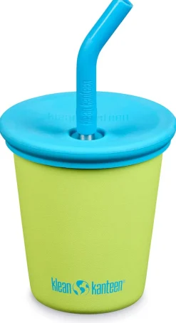 Klean Kanteen Kid Cup with Straw Lid, 10oz - Juicy Pear