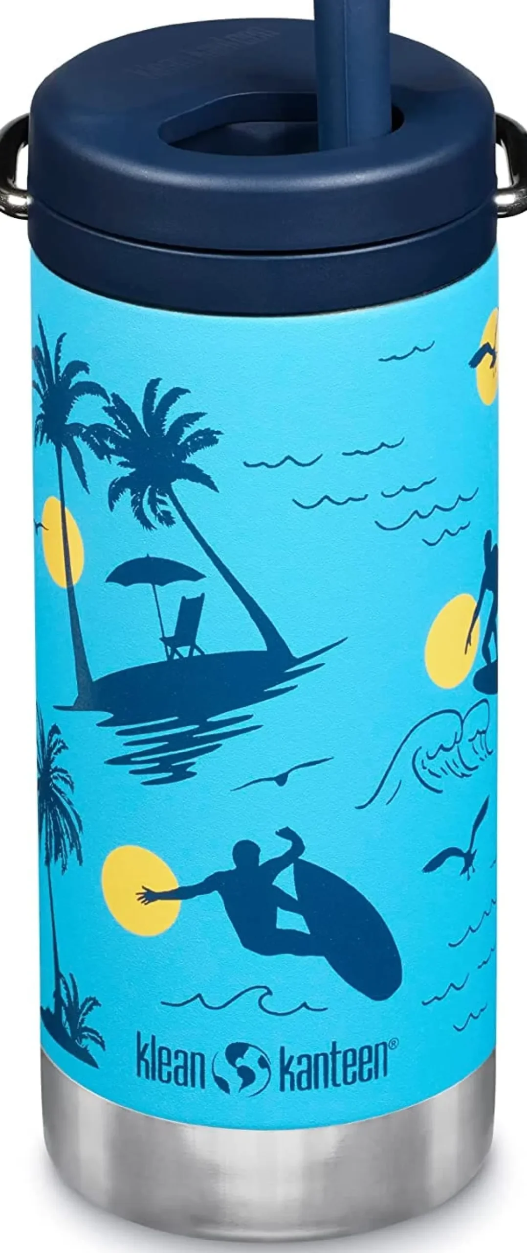 Klean Kanteen TKWide Insulated Bottle with Twist Cap, 12 oz - Surfer