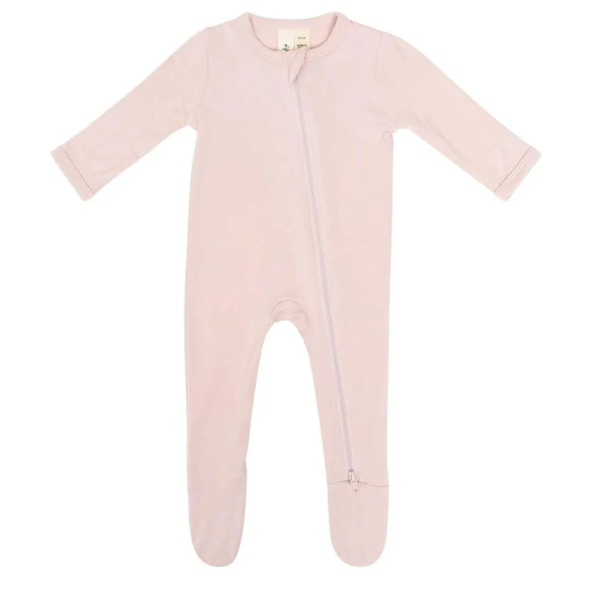 Kyte Baby Zippered Footie - Blush (6-12 months)