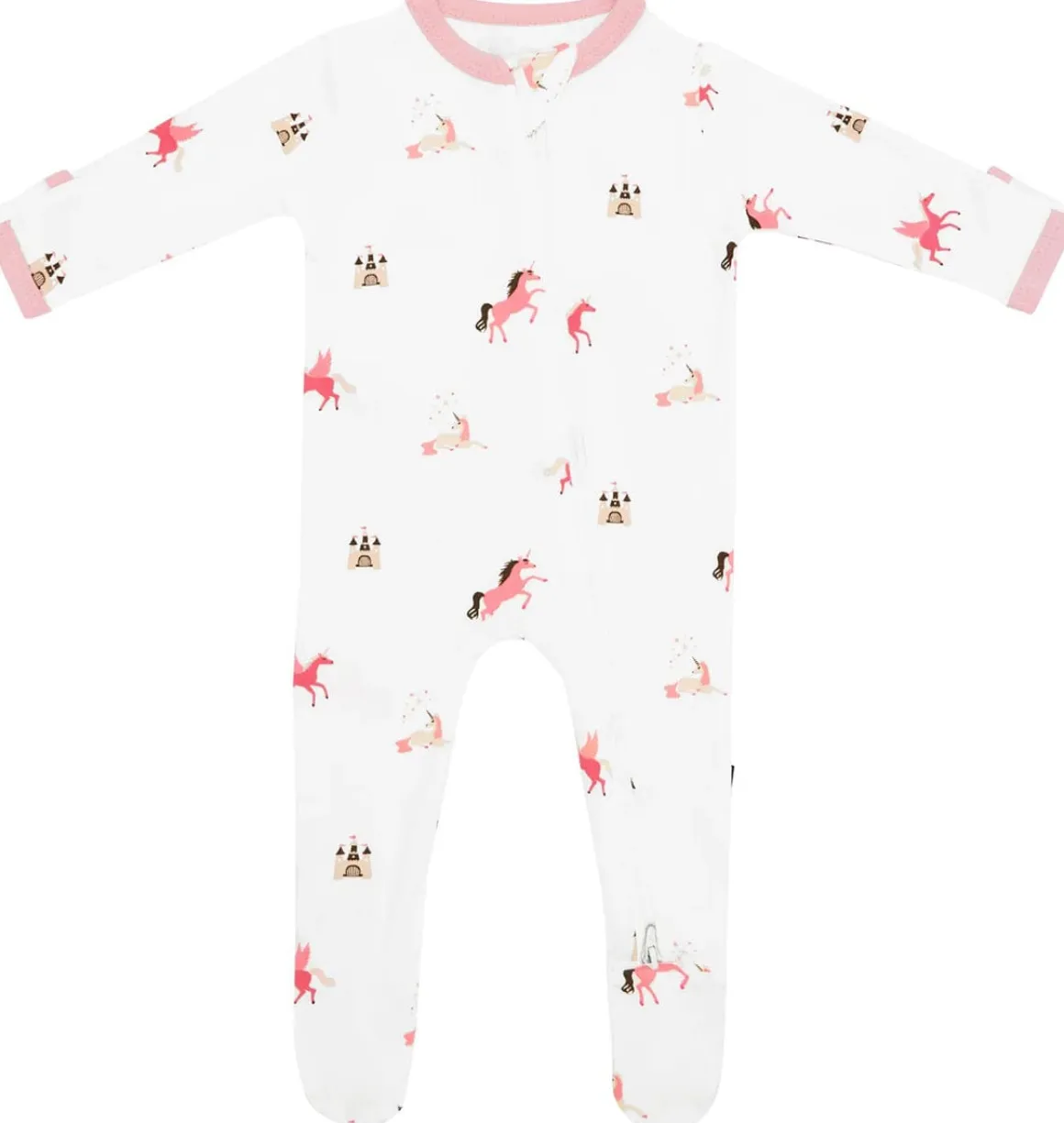 Kyte Baby Zippered Footie - Unicorn (0-3M)