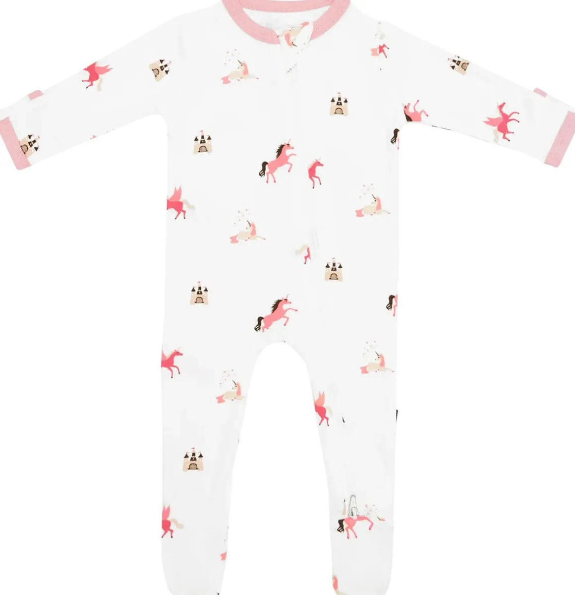 Kyte Baby Zippered Footie - Unicorn (3-6M)