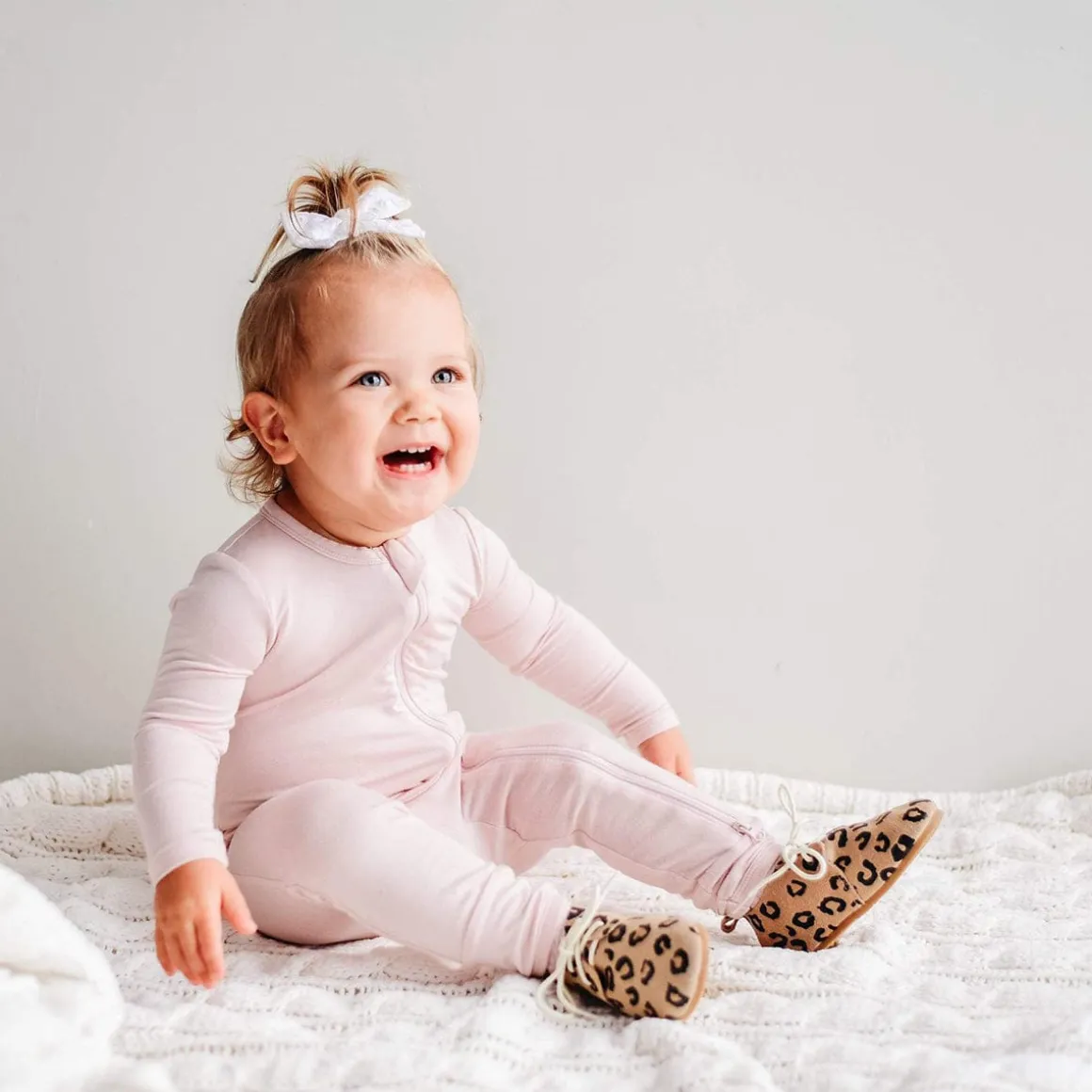 Kyte Baby Zippered Romper - Blush (3-6 months)