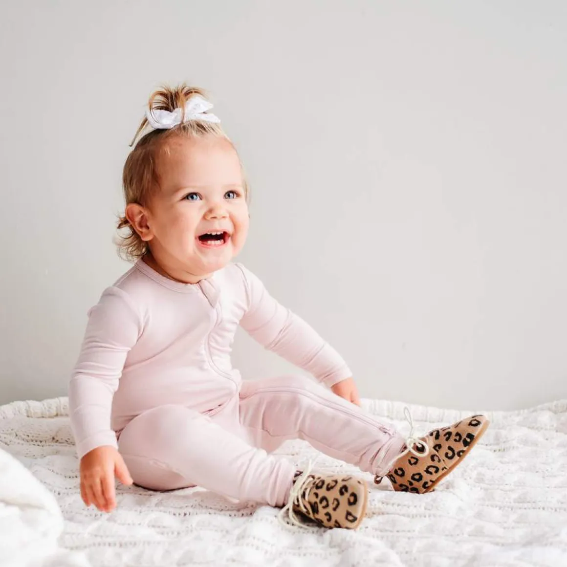 Kyte Baby Zippered Romper - Blush (6-12 months)