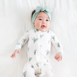 Kyte Baby Zippered Romper - Eucalyptus (6-12M)
