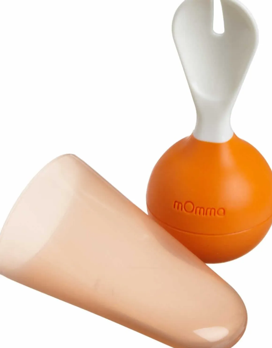 Lansinoh mOmma Mealtime Fork - Orange