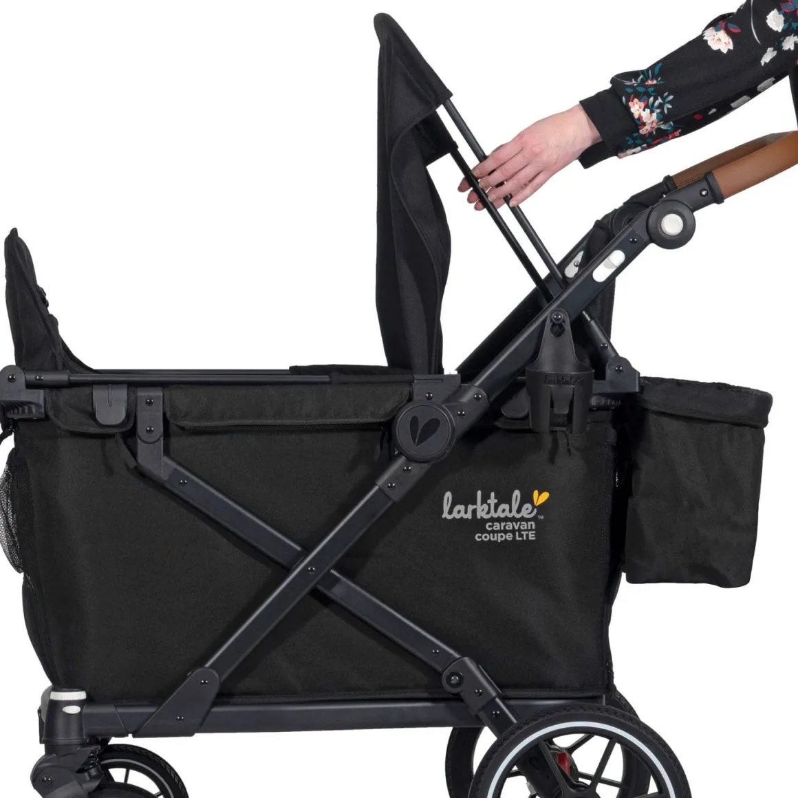Larktale Caravan Coupe LTE Stroller Wagon - Byron Black
