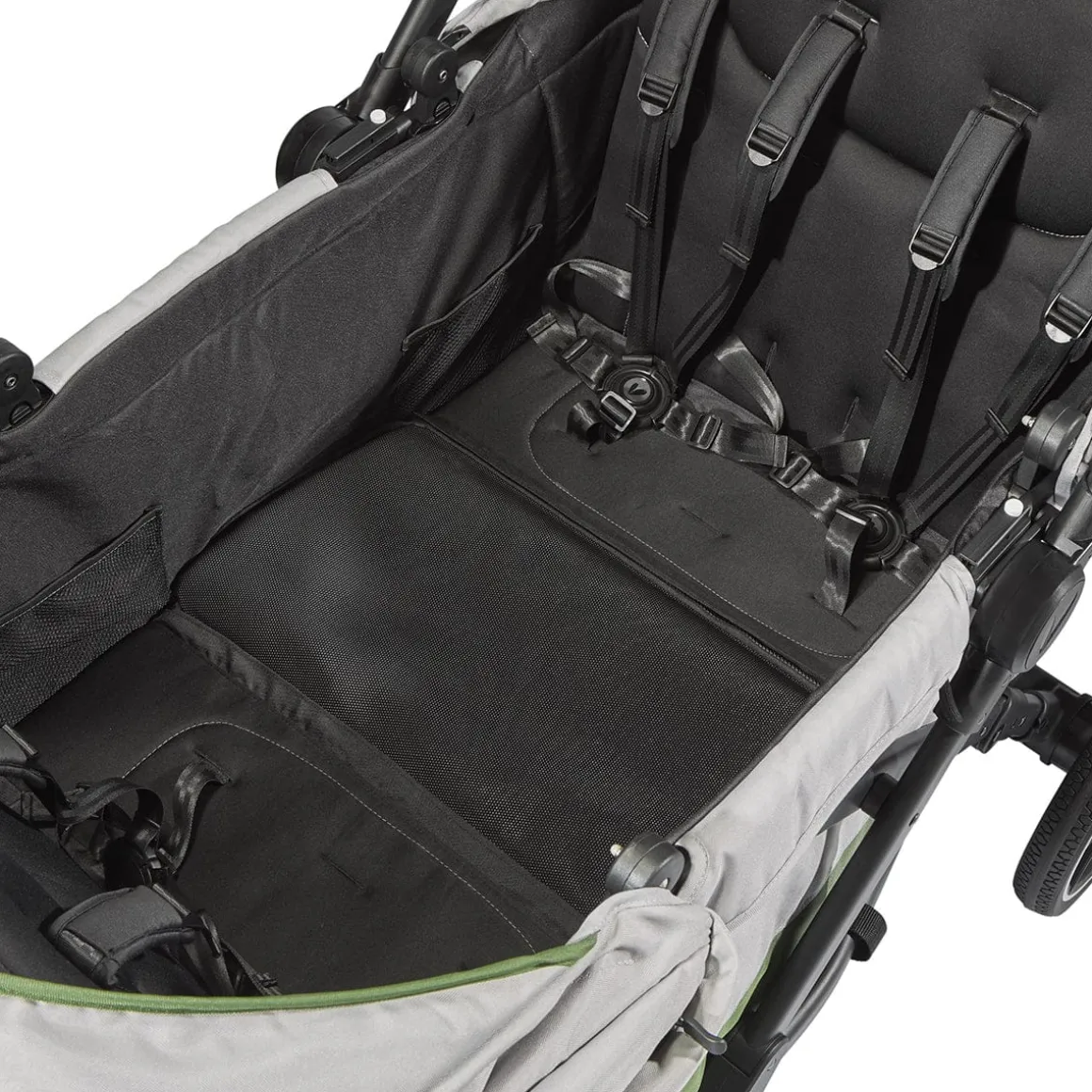 Larktale Caravan Coupe Quad (4 Seater) Stroller Wagon - Byron Black