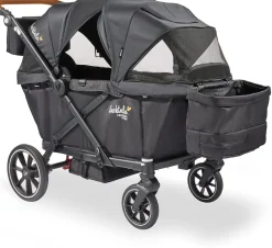 Larktale Caravan Coupe V2 (2 Seater) Stroller Wagon - Byron Black