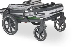 Larktale Caravan Coupe V2 (2 Seater) Stroller Wagon - Gray / Black
