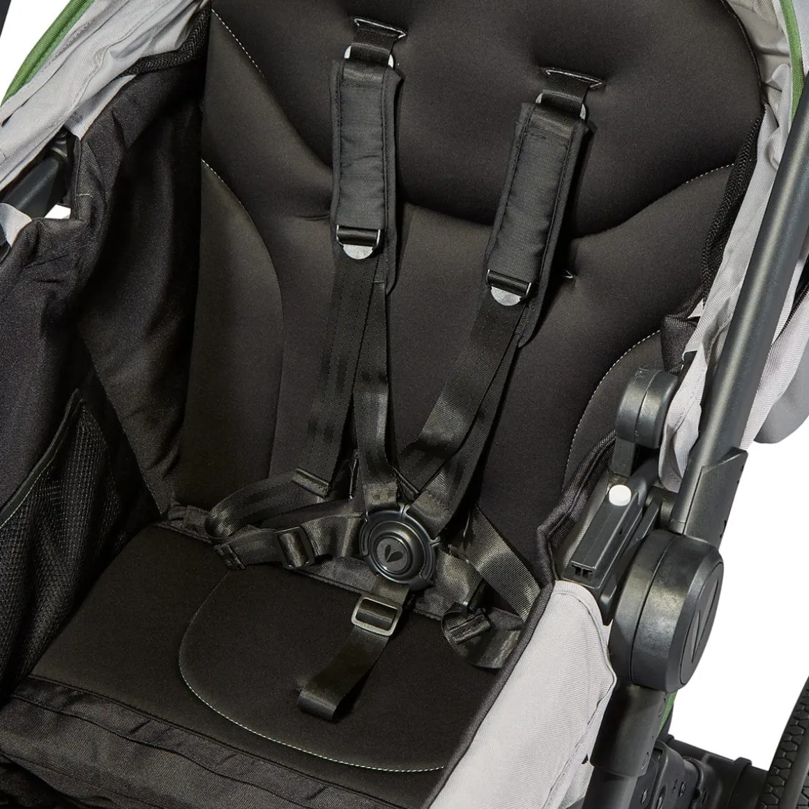 Larktale Caravan Coupe V2 (2 Seater) Stroller Wagon - Gray / Blue