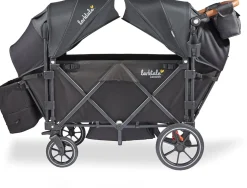 Larktale Caravan Quad (4 Seater) Stroller Wagon - Byron Black