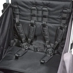 Larktale Caravan (3 Seater) Stroller Wagon Complete Bundle - Mornington Gray / Byron Black