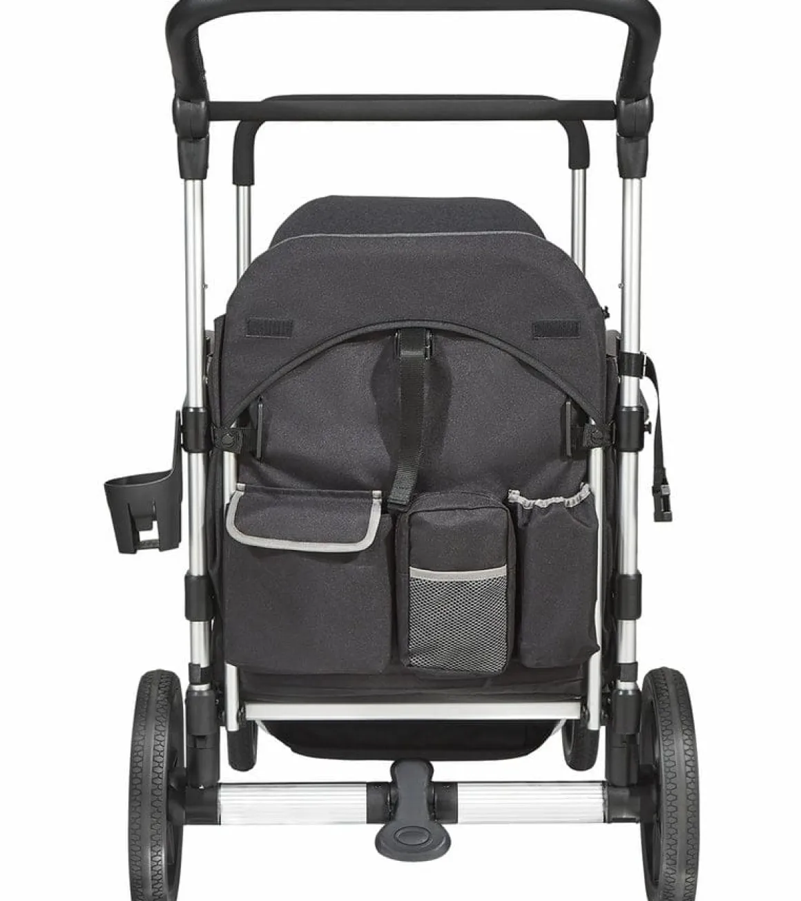 Larktale Caravan (3 Seater) Stroller Wagon Complete Bundle - Mornington Gray / Byron Black