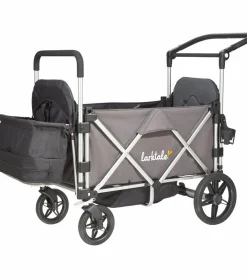 Larktale Caravan (4 Seater) Stroller Wagon Bundle - Mornington Gray