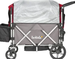 Larktale Caravan Stroller Wagon Canopy Set of 2 - Barossa Red