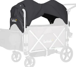 Larktale Caravan Stroller Wagon Canopy Set of 2 - Byron Black