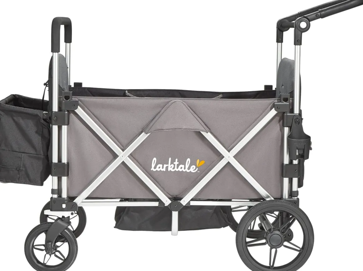 Larktale Caravan Stroller Wagon Complete - Mornington Gray/Clovelly Yellow