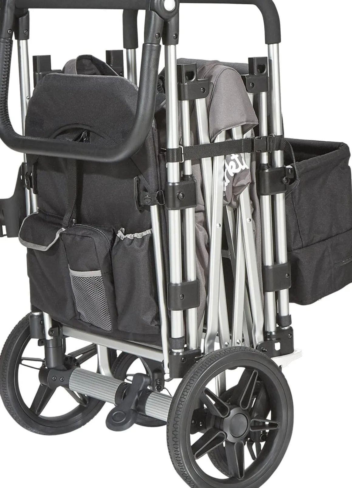 Larktale Caravan Stroller Wagon Complete - Mornington Gray/Clovelly Yellow