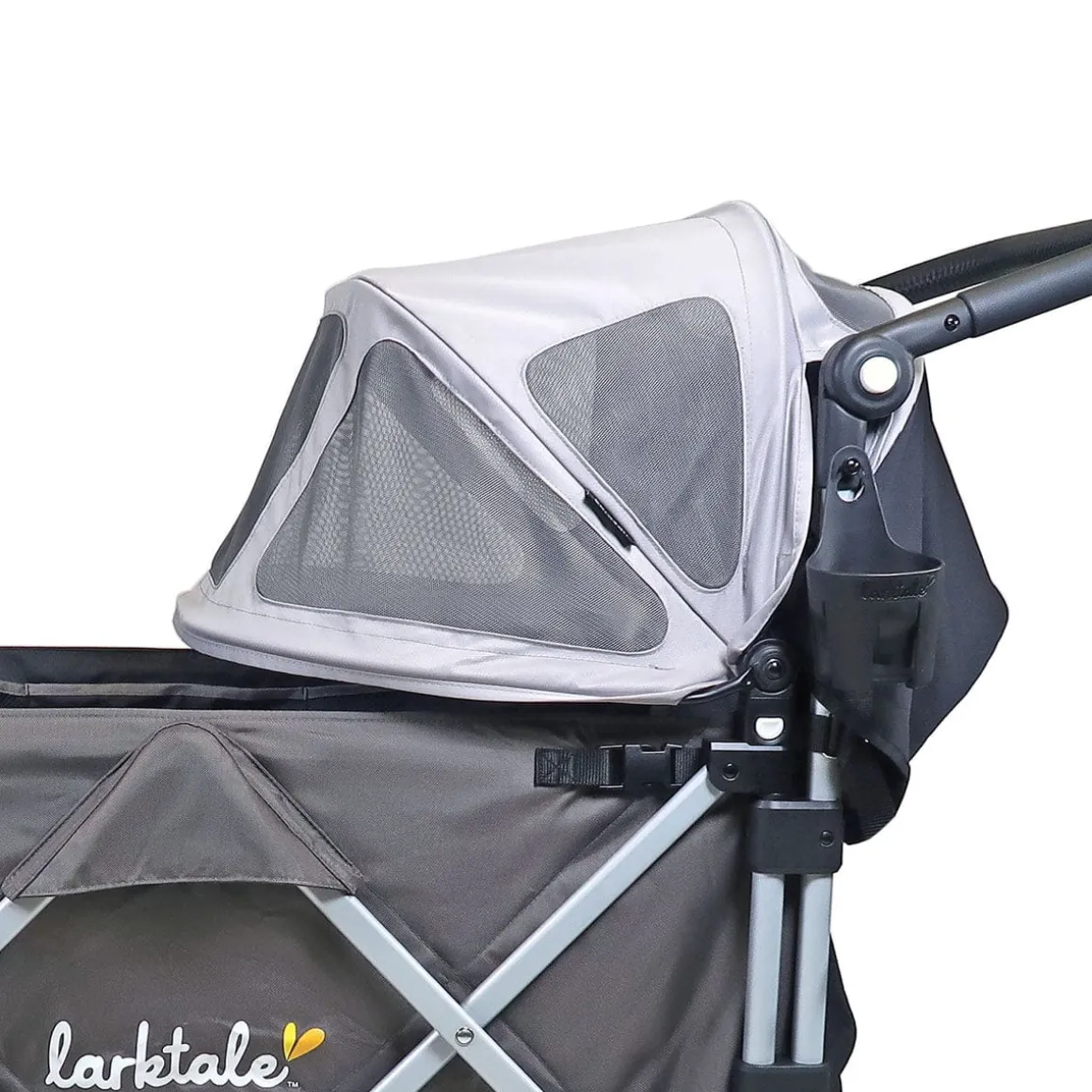 Larktale Caravan Stroller Wagon Summer Canopy Set - Nightcliff Stone