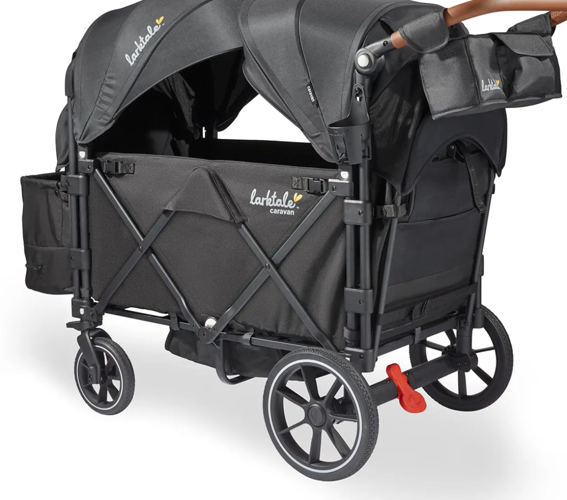 Larktale Caravan V3 (2 Seater) Stroller Wagon - Byron Black