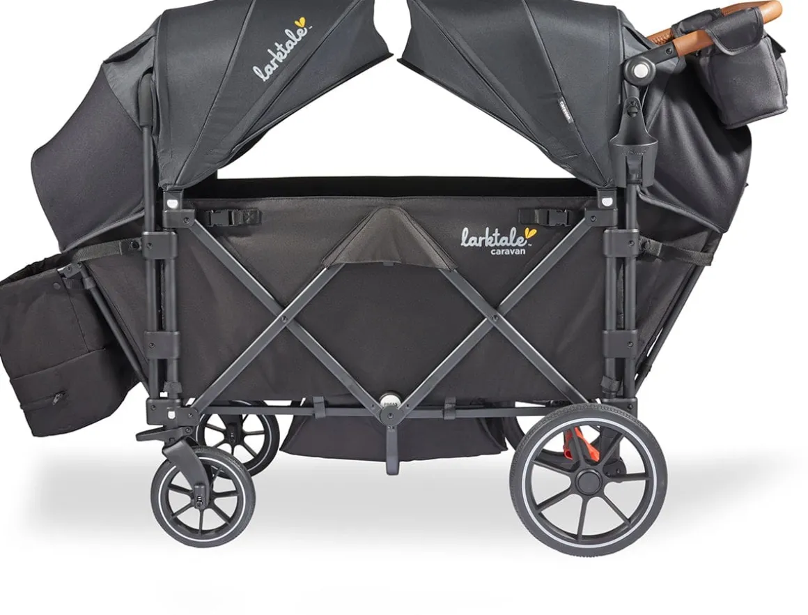 Larktale Caravan V3 (2 Seater) Stroller Wagon - Byron Black
