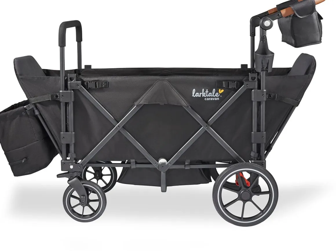 Larktale Caravan V3 (2 Seater) Stroller Wagon - Byron Black
