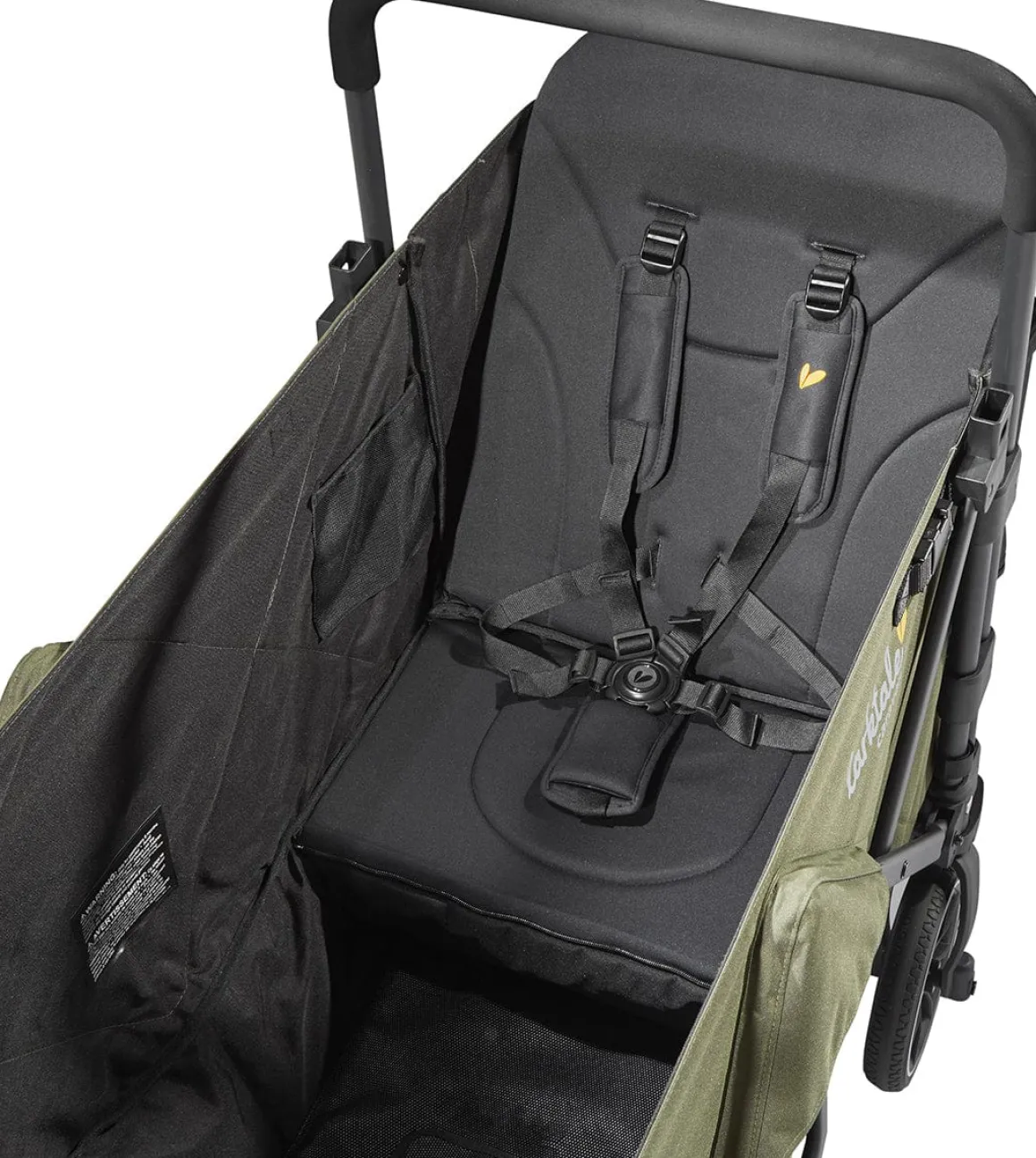 Larktale Caravan V3 (2 Seater) Stroller Wagon - Byron Black