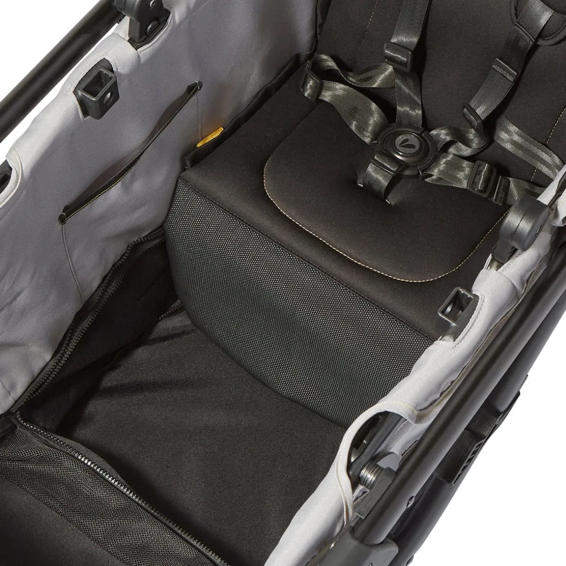 Larktale Crossover V2 (2 Seater) Convertible Stroller Wagon - Byron Black
