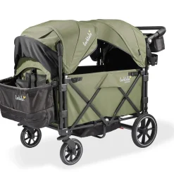 Larktale OPEN BOX Caravan Quad (4 Seater) Stroller Wagon - Chelsea Green