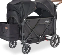 Larktale OPEN BOX Caravan V2 (2 Seater) Stroller Wagon - Byron Black