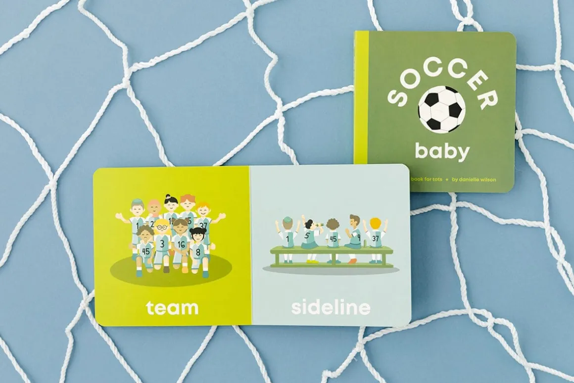 Left Hand Book House Board Book - Soccer Baby