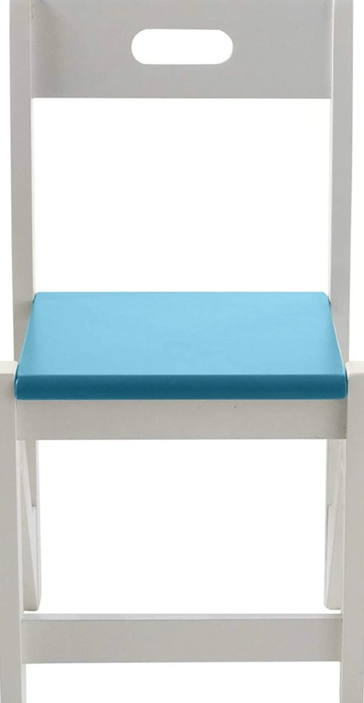 Lipper International Kids' ZigZag Stacking Chairs, Set of 2 - Turquoise