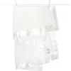 Little Giraffe Chenille Blanket in White