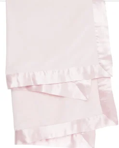 Little Giraffe Velvet Deluxe Baby Blanket - Pink