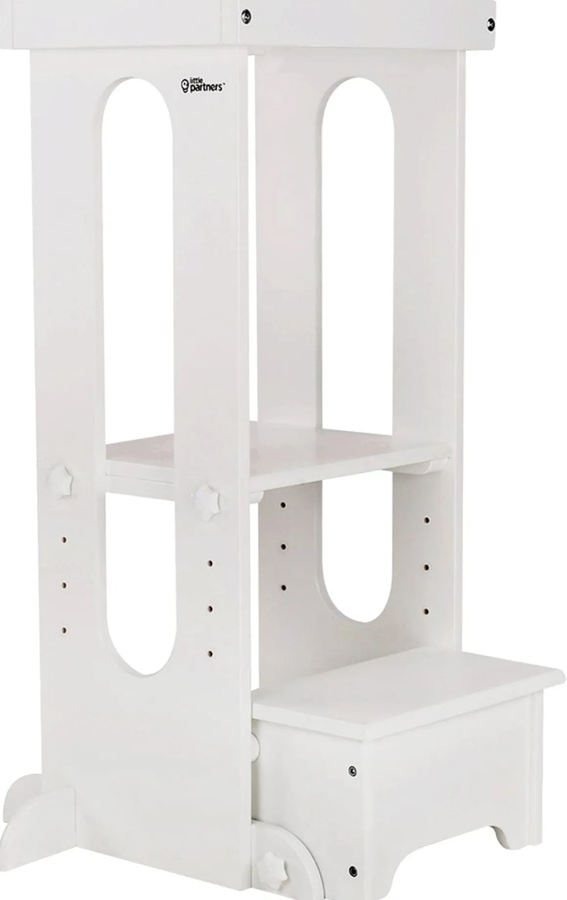 Little Partners Explore N Store Learning Tower - Soft White