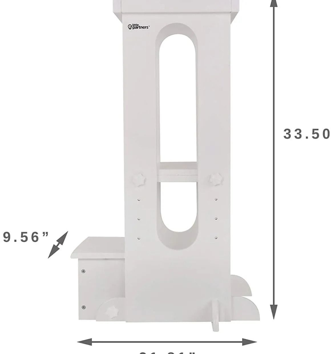 Little Partners Explore N Store Learning Tower - Soft White