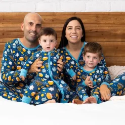 Little Sleepies Bamboo Viscose Zippy - Hanukkah Sweets, 0 - 3 months