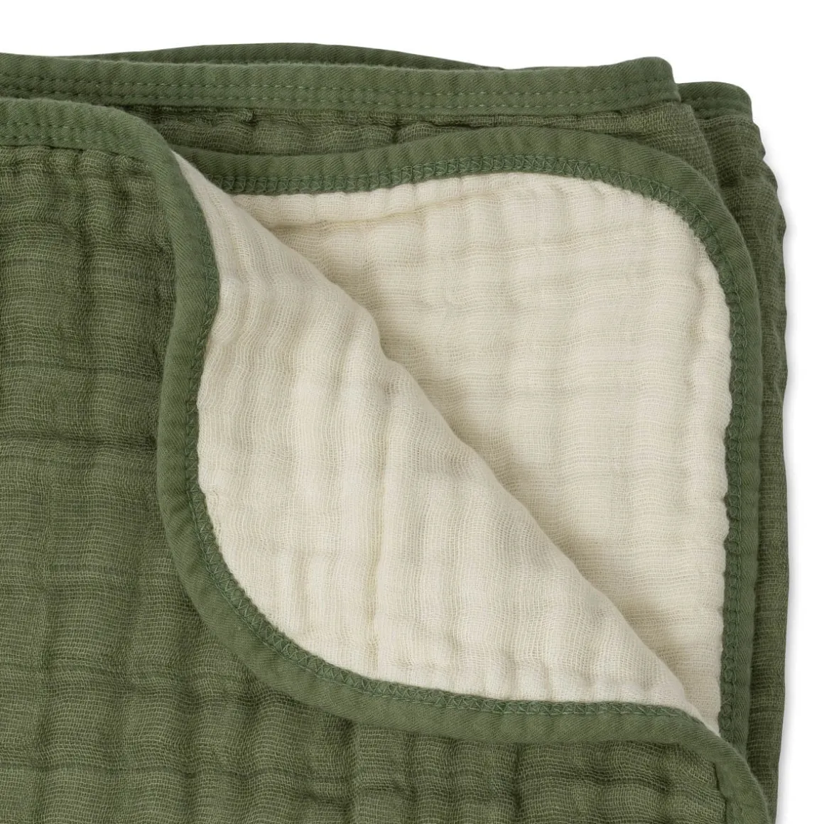 Little Unicorn Cotton Muslin Quilt - Fern