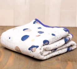 Little Unicorn Cotton Muslin Quilt - Planetary