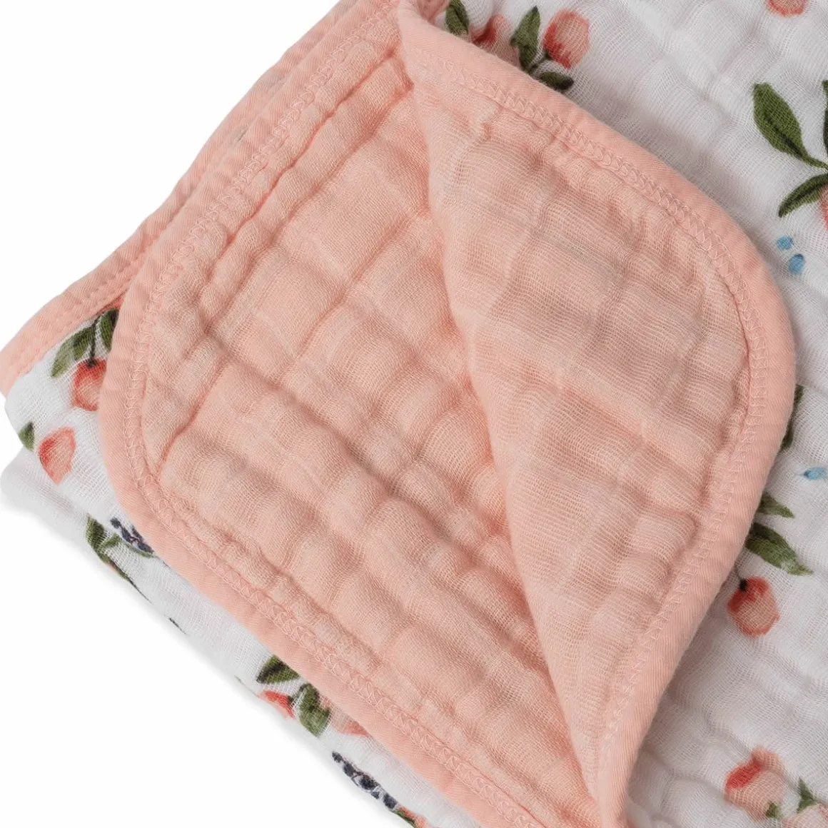 Little Unicorn Cotton Muslin Quilt - Watercolor Roses
