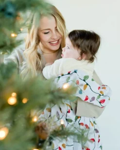 Little Unicorn Cotton Muslin Swaddle - Christmas Bulbs