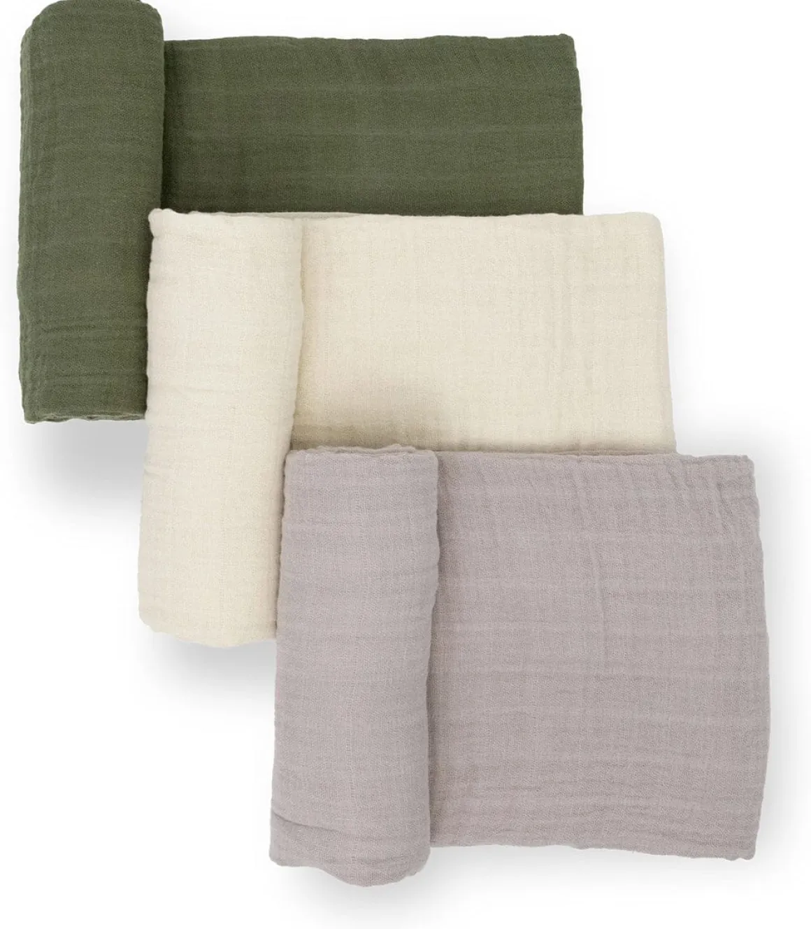 Little Unicorn Cotton Muslin Swaddle 3 Pack - Fern 2