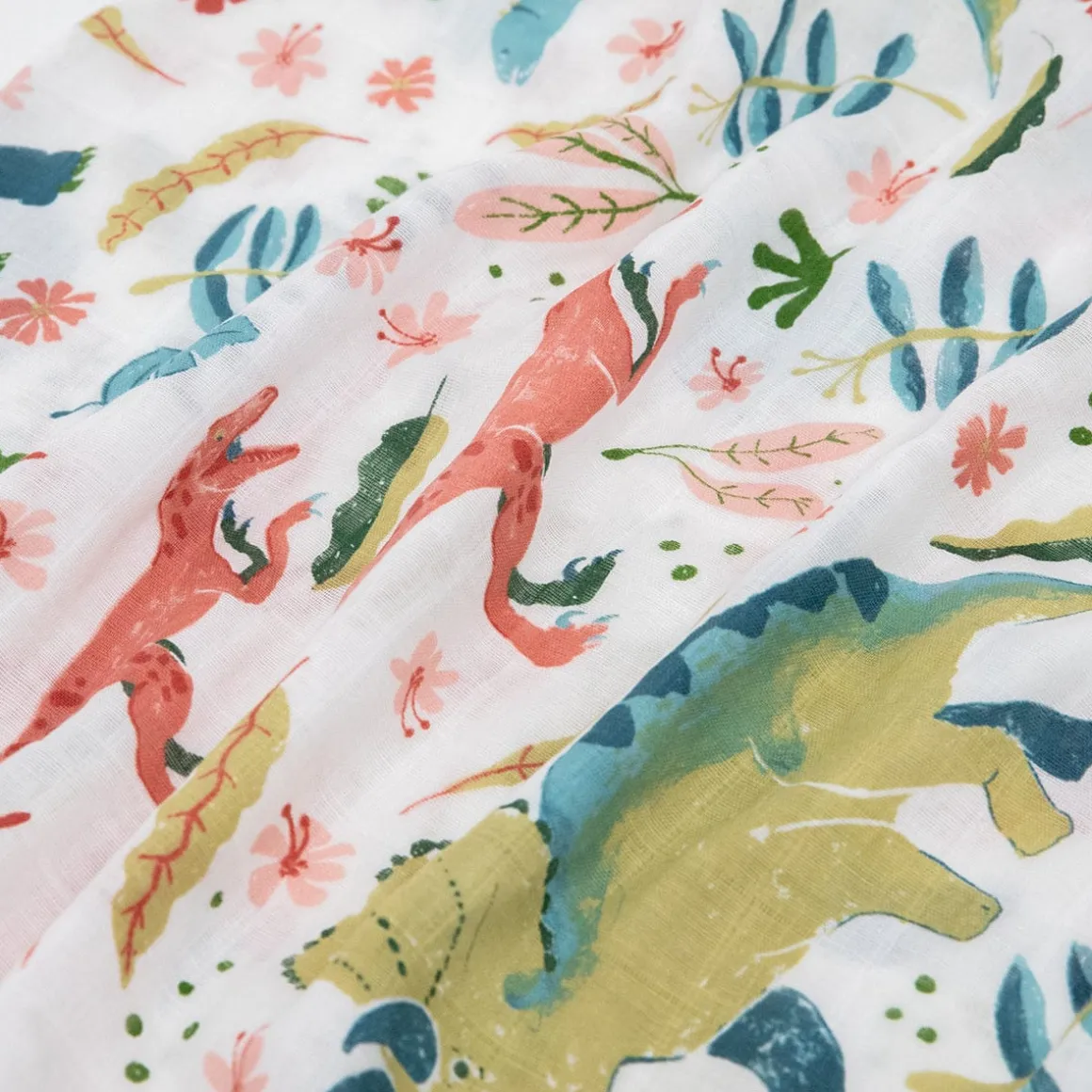 Little Unicorn Cotton Muslin Toddler Pillowcase, 2 Pack - Boho Dino