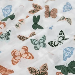 Little Unicorn Cotton Muslin Toddler Pillowcase, 2 Pack - Butterflies