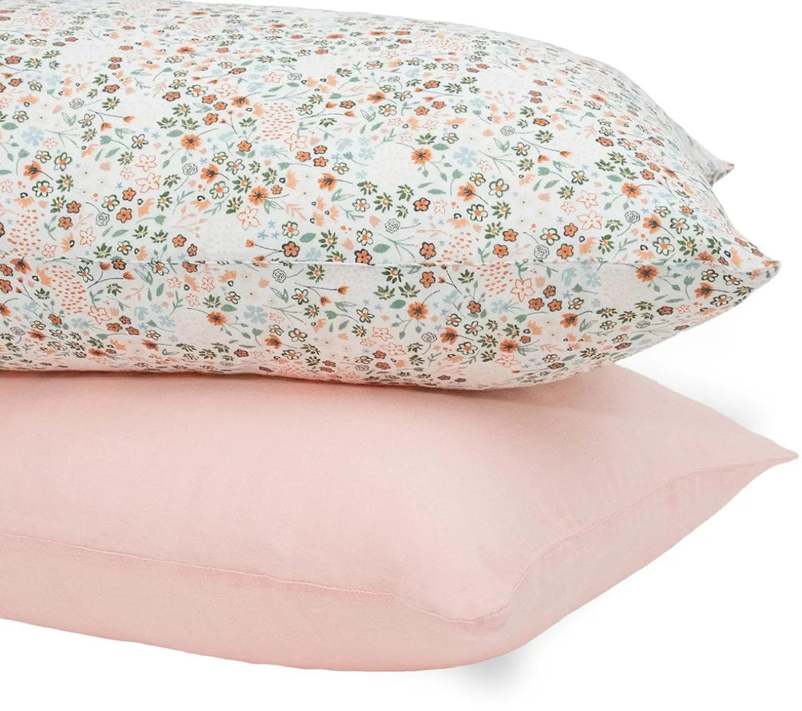 Little Unicorn Cotton Muslin Toddler Pillowcase, 2 Pack - Petal Press