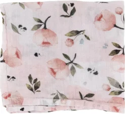 Little Unicorn Organic Cotton Muslin Swaddle Blanket - Watercolor Floret