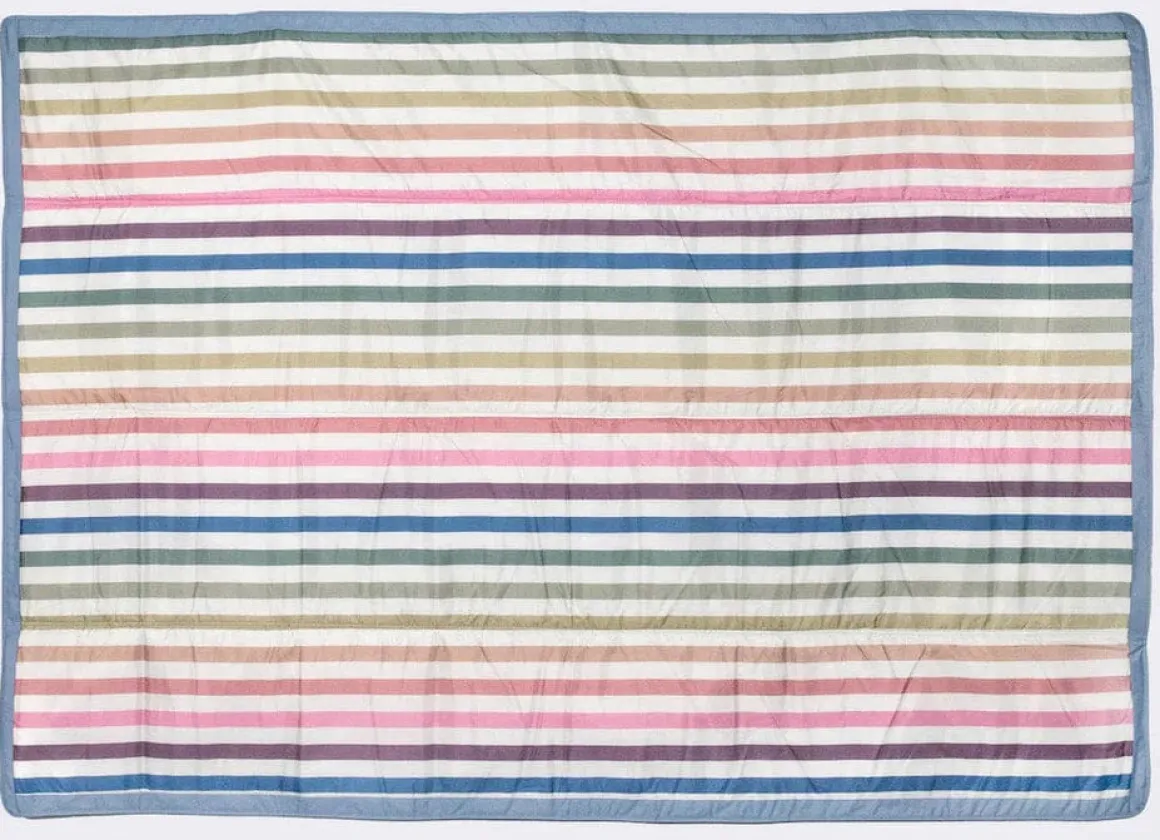 Little Unicorn Outdoor Blanket 5 x 7 - Chroma Rugby Stripe