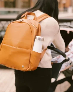 Little Unicorn Skyline Backpack - Cognac/Gold