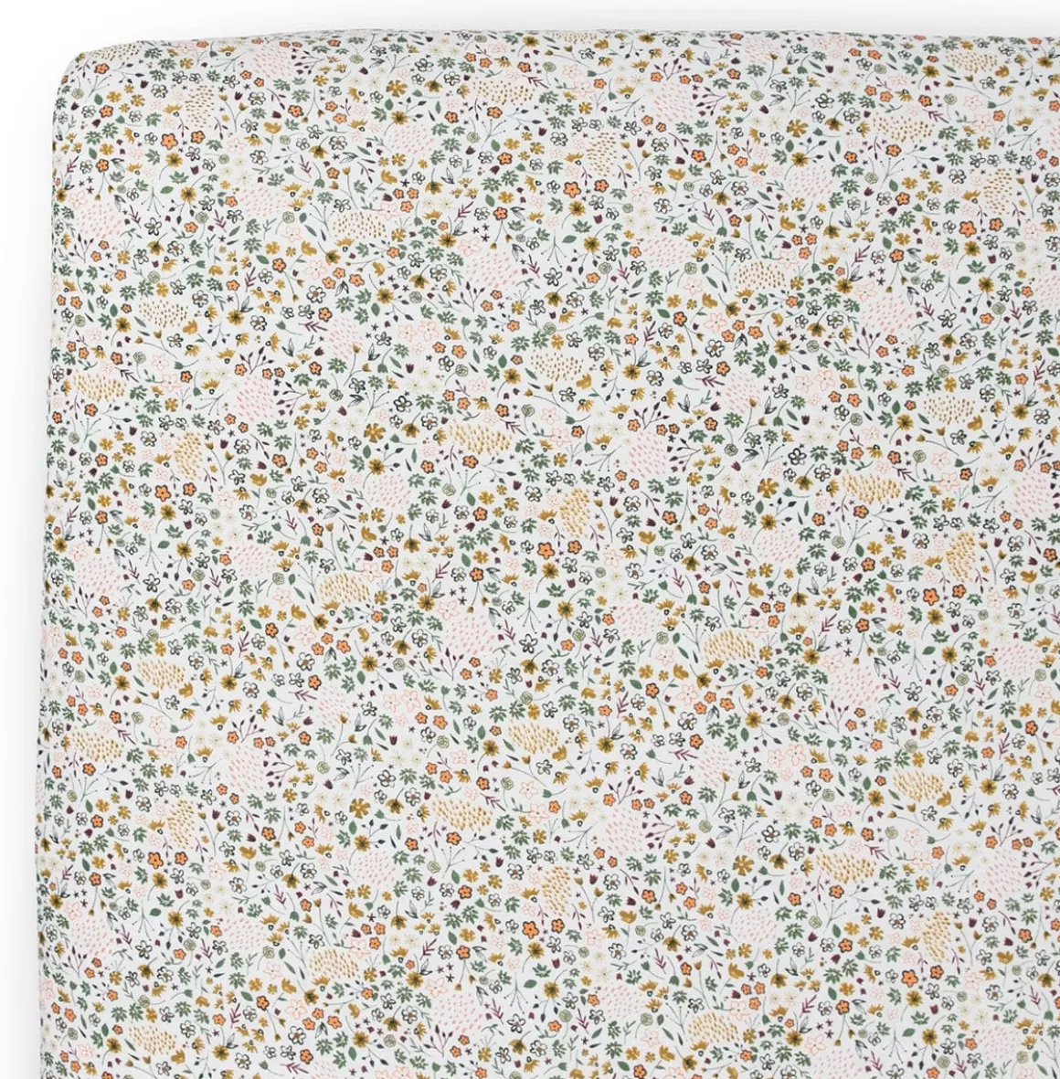Little Unicorn Stretch Knit Crib Sheet - Pressed Petals